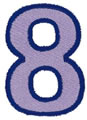 Number "8" 