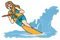 Female Water-Skier