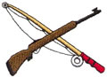 Rifle & Fishing Rod