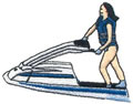 Upright Jet-Skier 